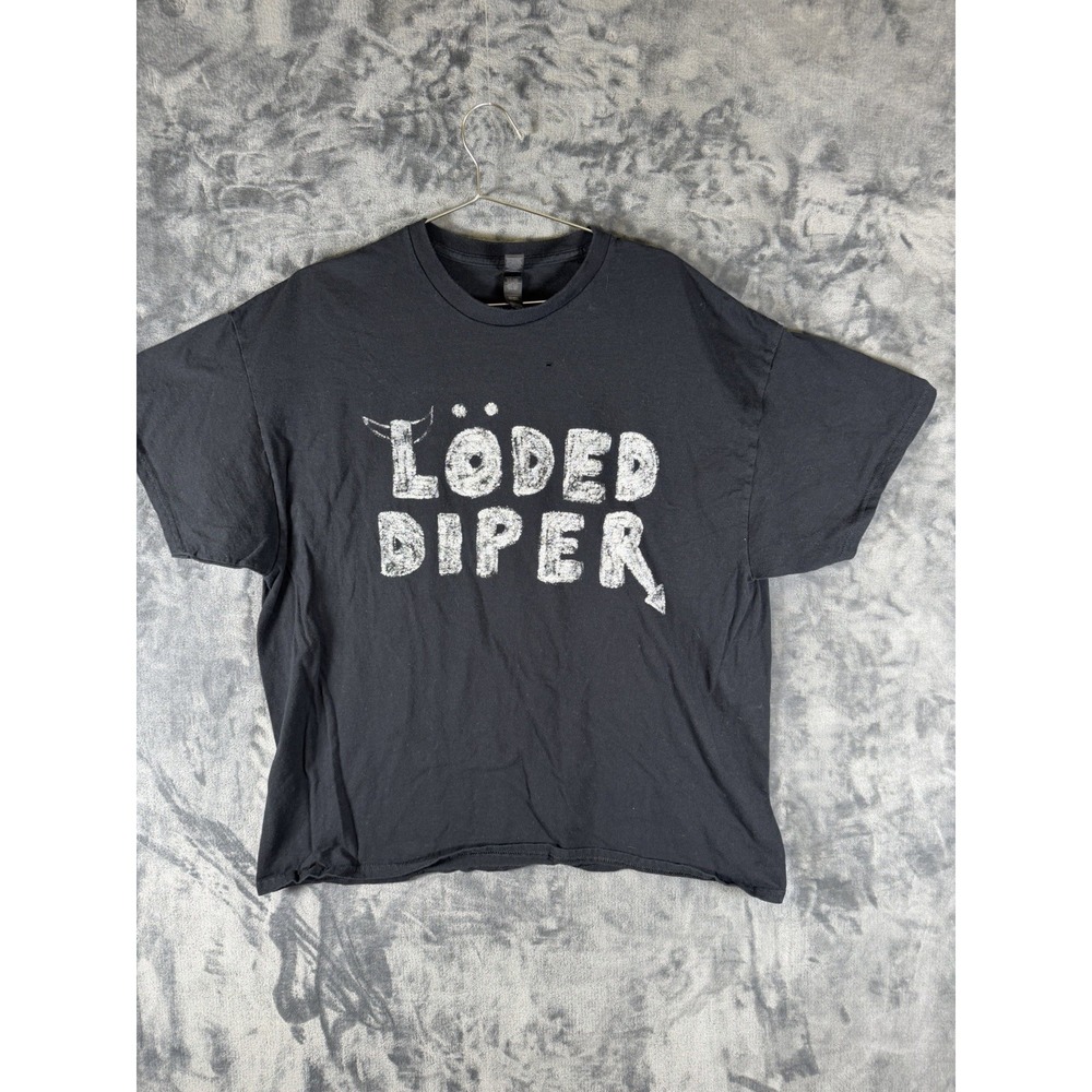 Diary Of A Wimpy Kid Loded Diper T Shirt 2XL Black Short Sleeve